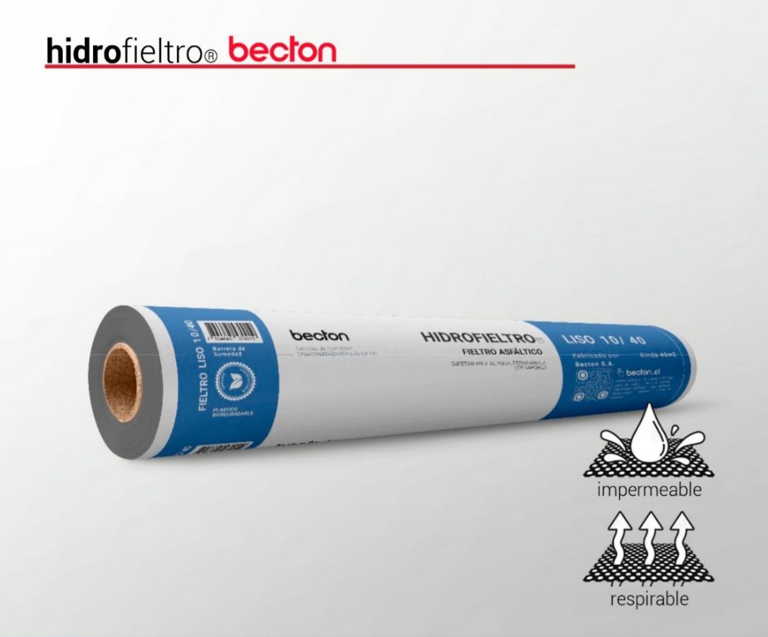 Imagen de WhatsApp 2025-10-07 a las 11.47.46_75431648 Papel fieltro asfaltico liso 10/40 (rollo 40 mts2) - Imagen 1