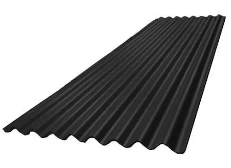 Plancha Zinc acanalado NEGRO 0,35mm x 0,85mt x 3 mts – Ferreterías Baquedano Puerto Varas